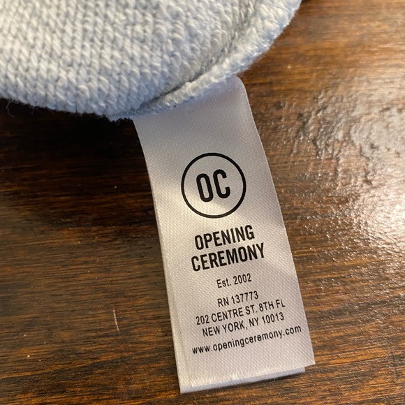 Opening Ceremony, S, cotton satin hoodie, cinch waist / sleeve, beautiful!! - Picture 6 of 6